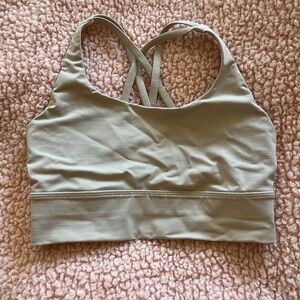 Tan lululemon sports bra